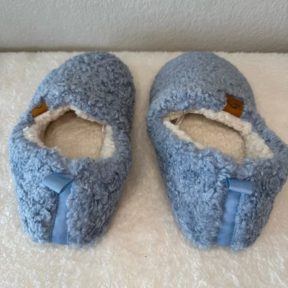 EverFoams Women's Soft Curly Full Slippers Memory Foam Lightweight House Shoes - Picture 5 of 7